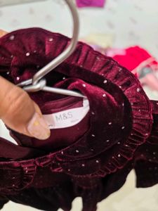 velvet Party wear dress girls