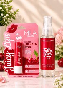 Mila Beaute Cherry Lip Balm, The love co body m