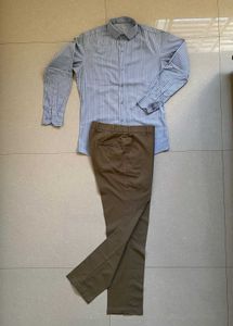 Khakhi Dress Pants - Slim Fit