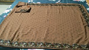fix rate Elegant Embellished Saree with blouse