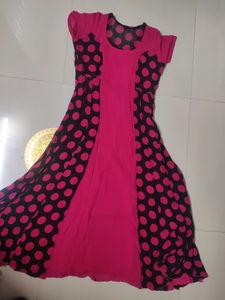 Anarkali churidar suit L size