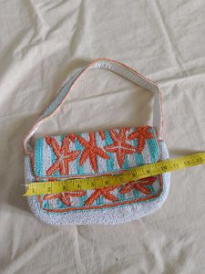 Beaded Starfish Clutch Bag