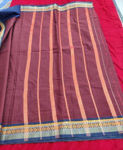Elegant Maroon Saree With Ethnic Border design ✨✨