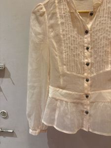 Elegant Sheer Blouse