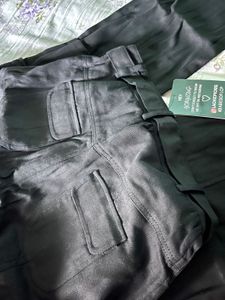 Black Tie Oversized Cargo Pants