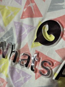 WhatsApp Graphic Print T-Shirt