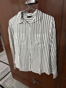 Classic Striped Button-Up Shirt