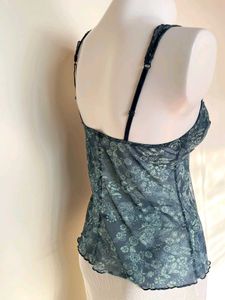 Sheer Floral Camisole Top