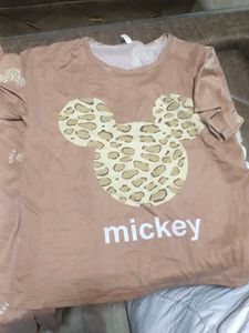 Cute Mickey Pajama Set