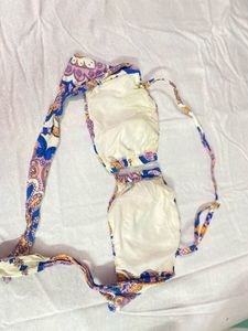 Boho Print Bikini Top