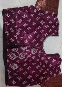 purple saree
