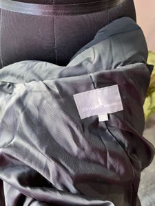 Black long puffer jacket