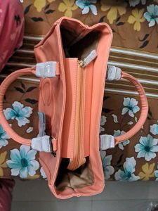 Caprese Peach Tote Bag