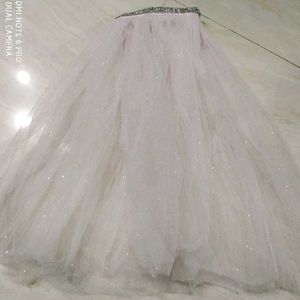 Sparkling Tulle Lehenga Skirt
