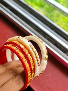 Traditional Shakha Pola Bangles