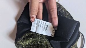 Sparkly Gold Tube Top