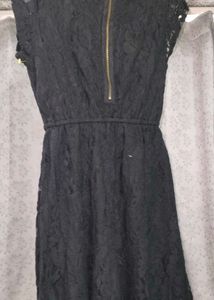 Elegant Black Lace Dress