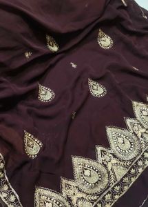 zardozi 💯 hand work 🔥 saree very beautiful ❤️