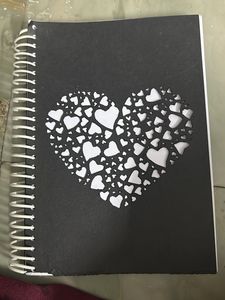 Heart Cutout Spiral Notebook