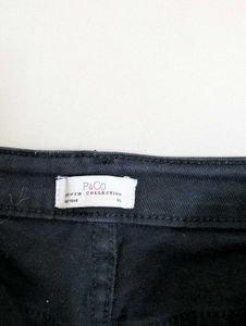 Black Denim Shorts
