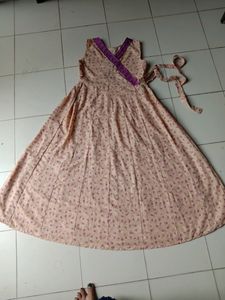 Angrakha Neck Design Style Dress