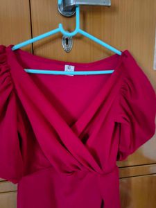 Chic Pink Wrap Dress