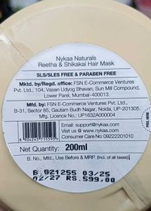 Nykaa Naturals Reetha &amp; Shikakai Hair Mask