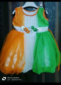 Tricolor Baby Dress