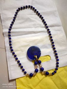 Blue Beaded Necklace