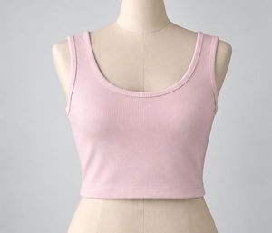 Ribbed Cropped Tank Top