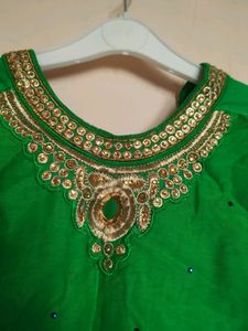 Beautiful Green Colour Salwar Suit With Dupatta 🦋