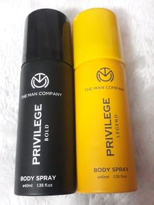 The Man company Body Spray Privilege BOld And Privilege Legend Combo