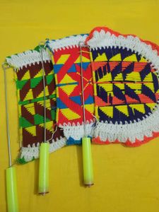 Handmade Decorative Hand Fans (Set of 3)