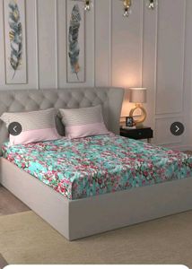 trident Beautiful Floral bedsheet