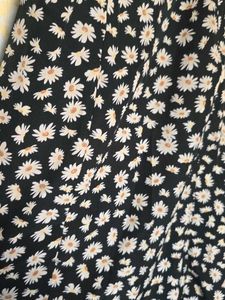 Cute Black Floral Summer Dress