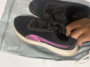 Puma Black &amp; Pink Sneakers