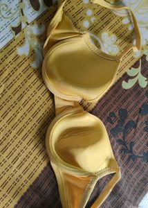 Yellow Padded Bra