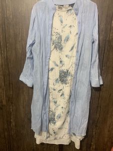 Floral White Dress