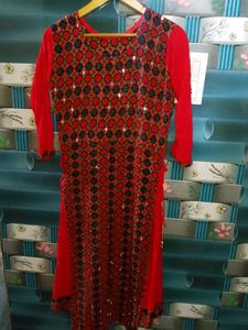 Elegant Red kurti for women