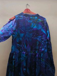 Elegant Blue Ethnic Gown