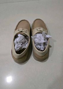 Beige &amp; Cream Boys Loafers