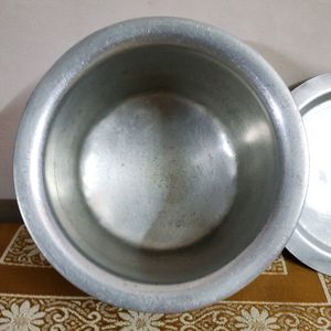Small Aluminium Patila With Lid