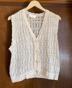 Chic Cream Vest