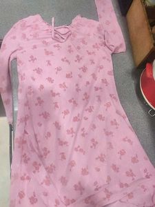 Pink Floral Dress free with purchase 5oo