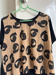 Unique Graphic Print Top
