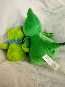 Cute Frog and Dinosaur Plush Toys