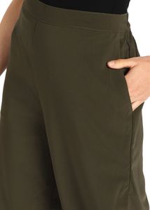 Olive Green Wide Leg Pants