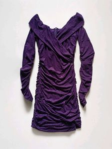 Sparkly Off-Shoulder Bodycon Dress