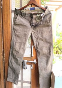 Men's Olive Casual Trousers