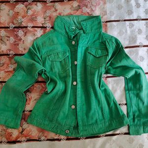 Green Denim Jacket